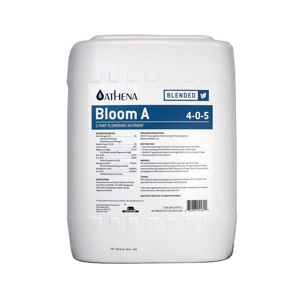 Athena Blended Bloom A 18.92 Liter (5Gal) Athena Nutrients Produkte