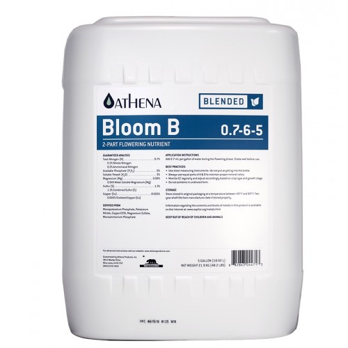 Athena Blended Bloom B 18.92 Litres (5Gal)