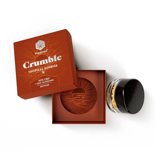 Crumble CBD Happease Extraits Tropical Sunrise "Skittlez" 1g Happease Produits