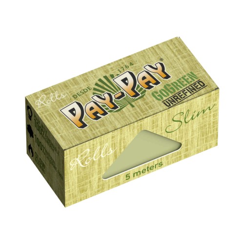 Rolling Paper PAY PAY GO Green King Size Slim Rolls