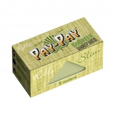 Rolling Paper PAY PAY GO Green King Size Slim Rolls Pay Pay Blatt zum Rollen