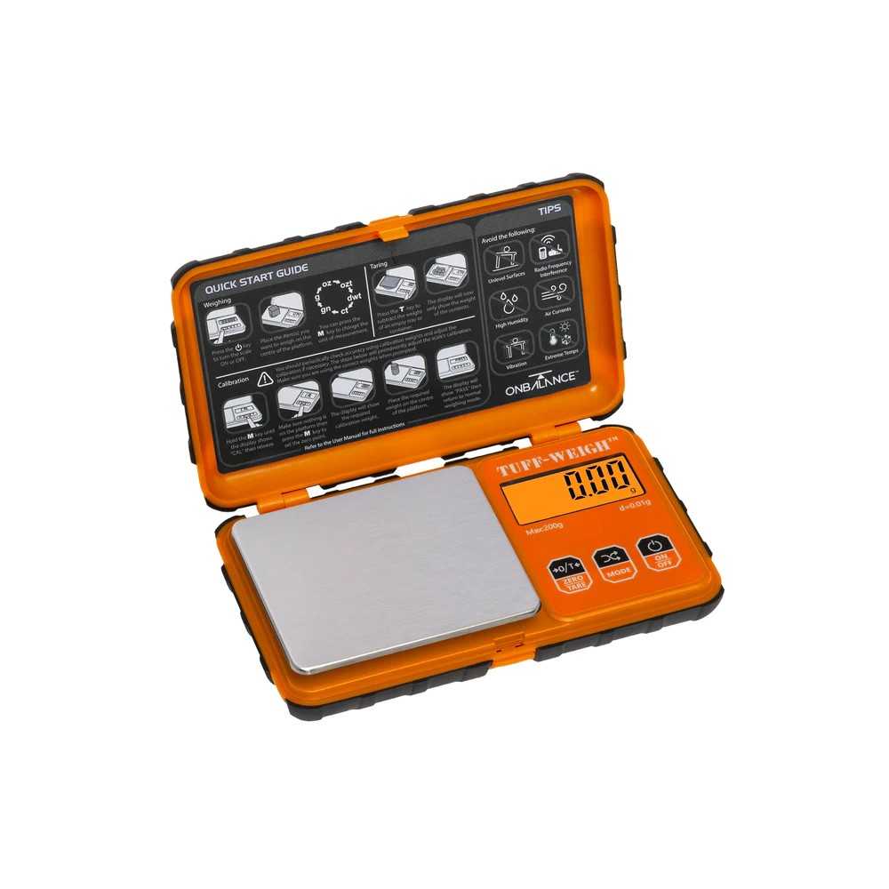 On Balance Tuff-Weigh 200x0.01g orange On Balance Balances SmokeShop