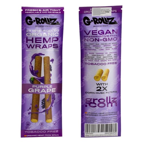 G-ROLLZ Terpene Infused Cones "Grape" G-Rollz Produits