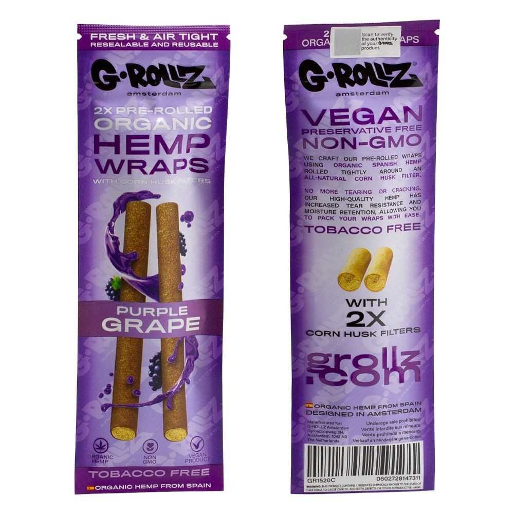 G-ROLLZ Terpene Infused Cones "Grape" (Grape) G-Rollz Produkte