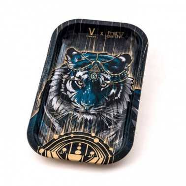 V-Syndicate "Tiger" Rolling Tray Small V Syndicate  Rolling Tray