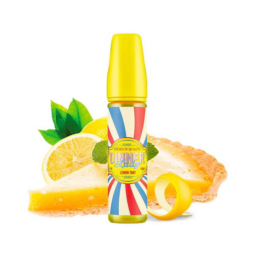 E-liquide Dinner Lady Lemon Tart 50 ml Shortfill Dinner Lady Produits