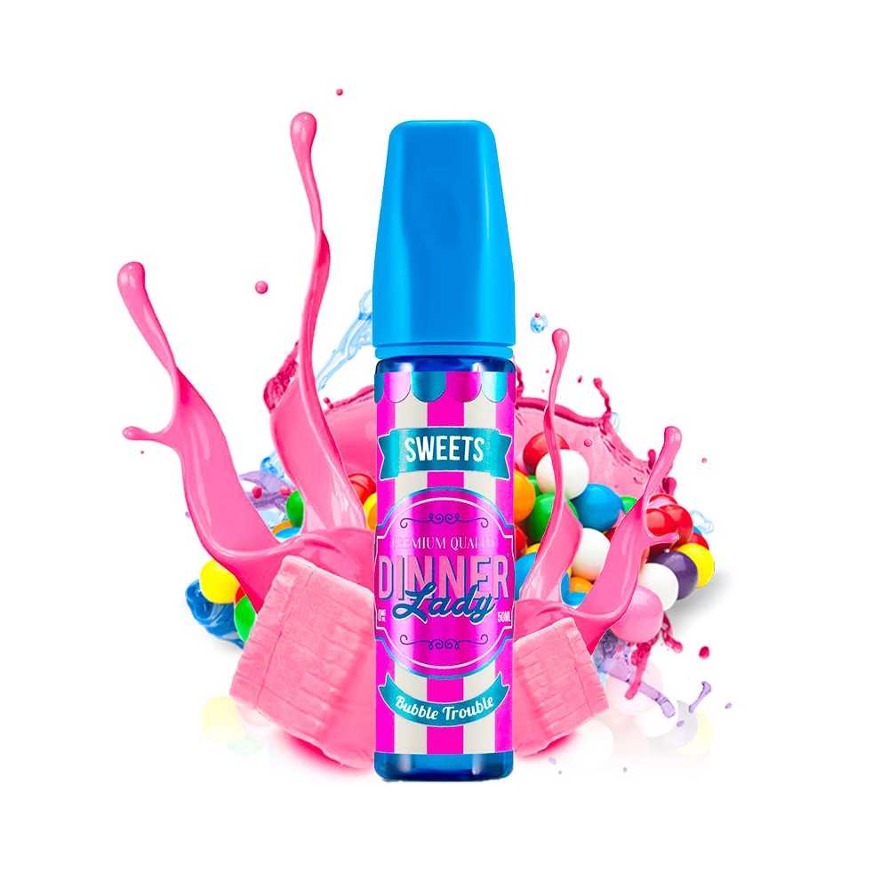 E-liquide Dinner Lady Bubble Trouble 50 ml Shortfill Dinner Lady Produits