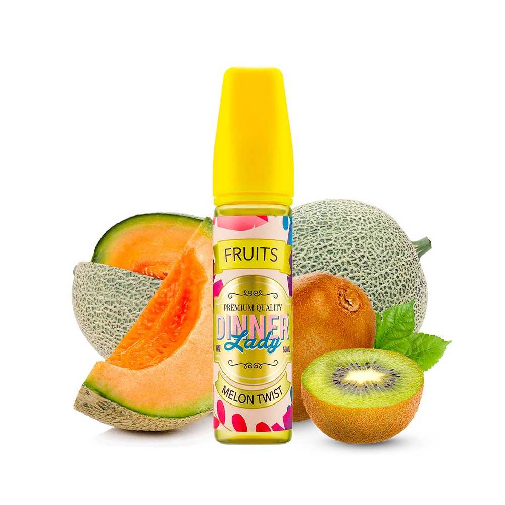 E-liquido Dinner Lady Kiwi Melon 50 ml Ricarica breve Dinner Lady Prodotti