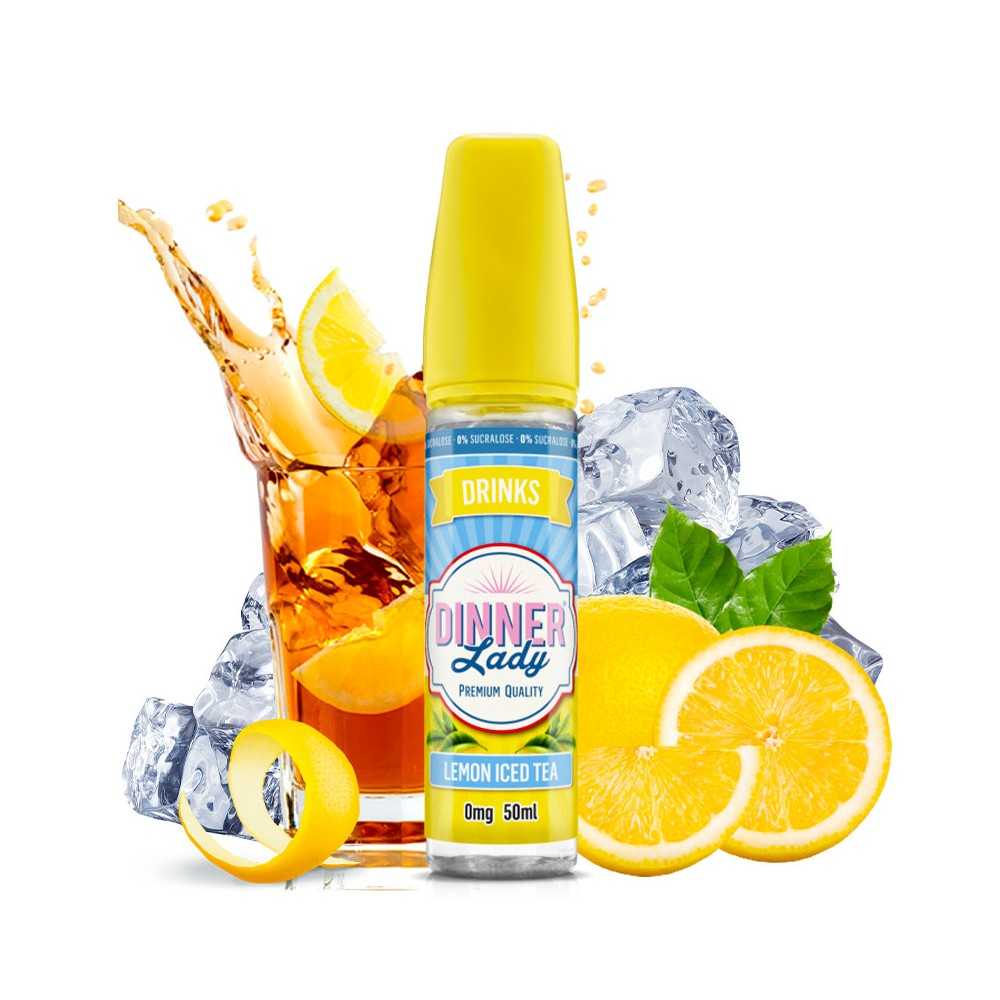 E-Liquid Dinner Lady Lemon Iced Tea 50 ml Shortfill Dinner Lady Produkte