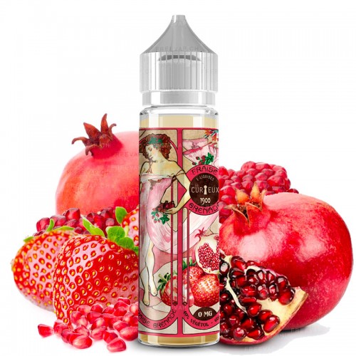 E-liquid Curieux Strawberry Pomegranate 50 ml Shortfill