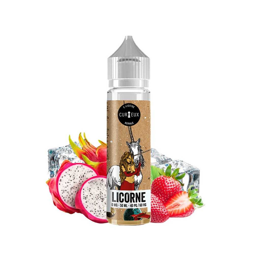 E-liquide Curieux Licorne 50 ml Shortfill Curieux Produits