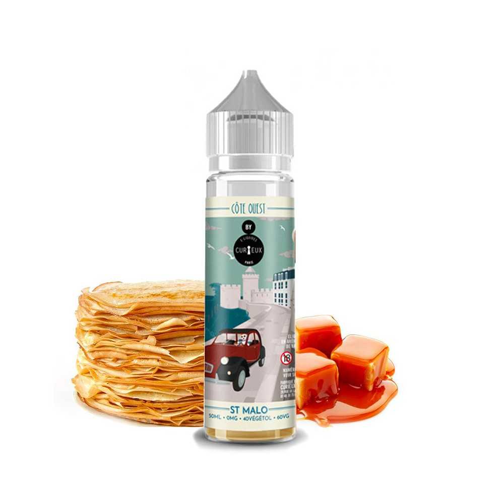 E-liquide Curieux St Malo Côte Ouest 50 ml Shortfill Curieux Produits