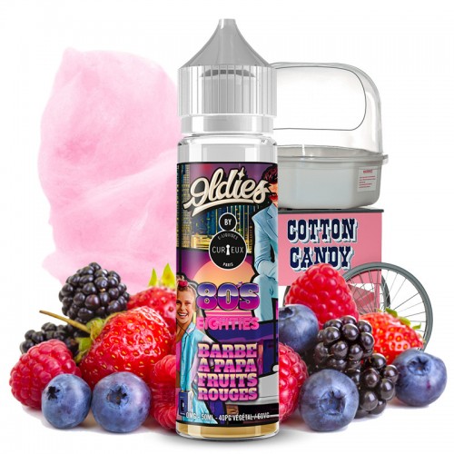 E-liquid 80'S EDITION OLDIES BY CURIEUX 50 ml Shortfill Cotton Candy