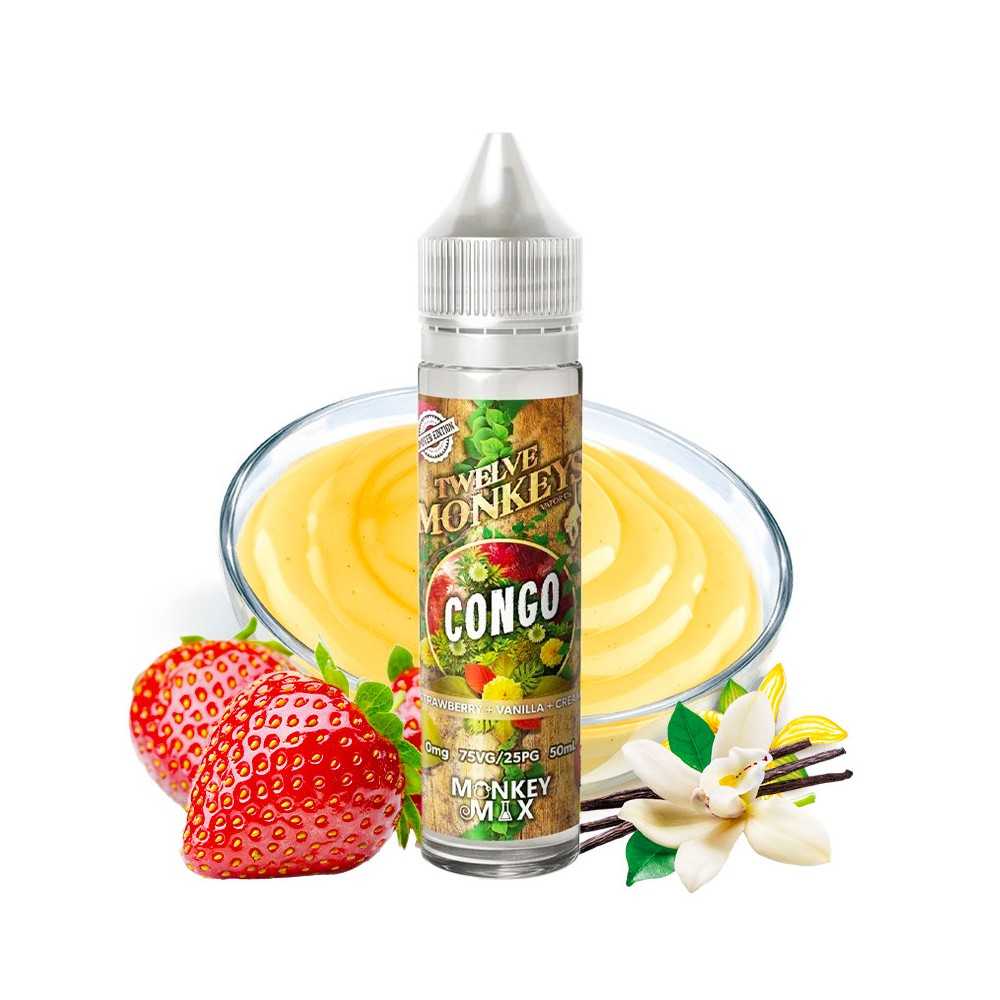 E-liquido Twelve Monkeys Congo 50 ml Ricarica breve Twelve Monkeys Prodotti