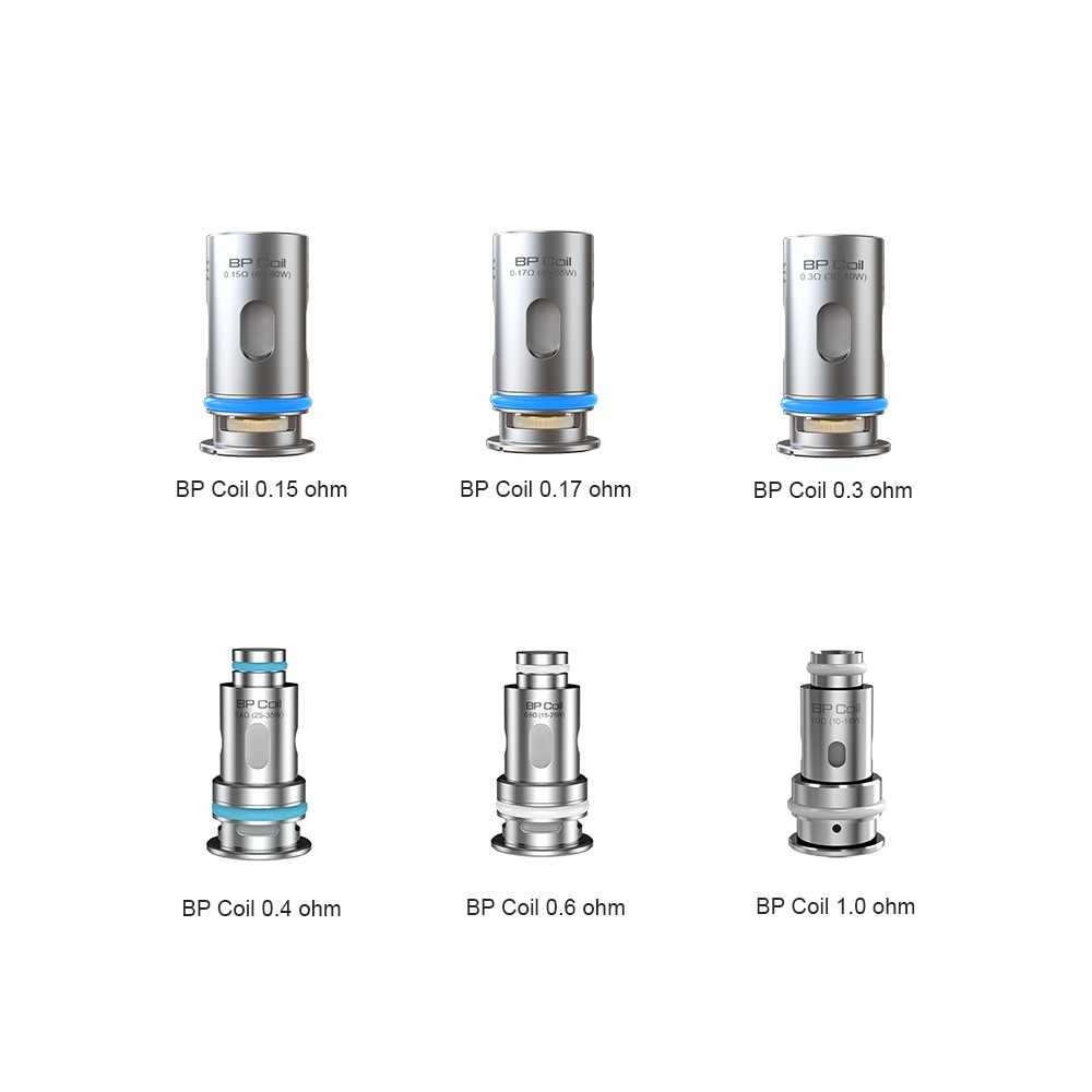 BP PRO COILS WIDERSTÄNDE - ASPIRE PACK X5 Aspire Produkte