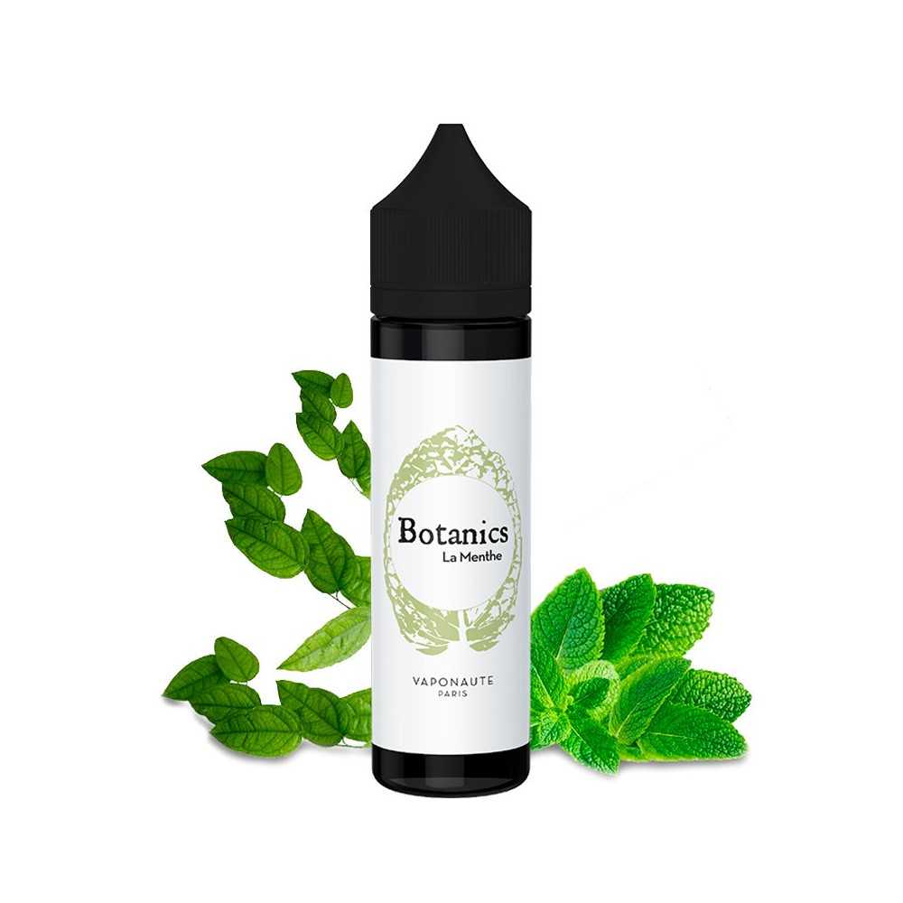 E-liquido BOTANICS BY VAPONAUTE 50 ml Ricarica breve LA MENTHE VAPONAUTE Prodotti