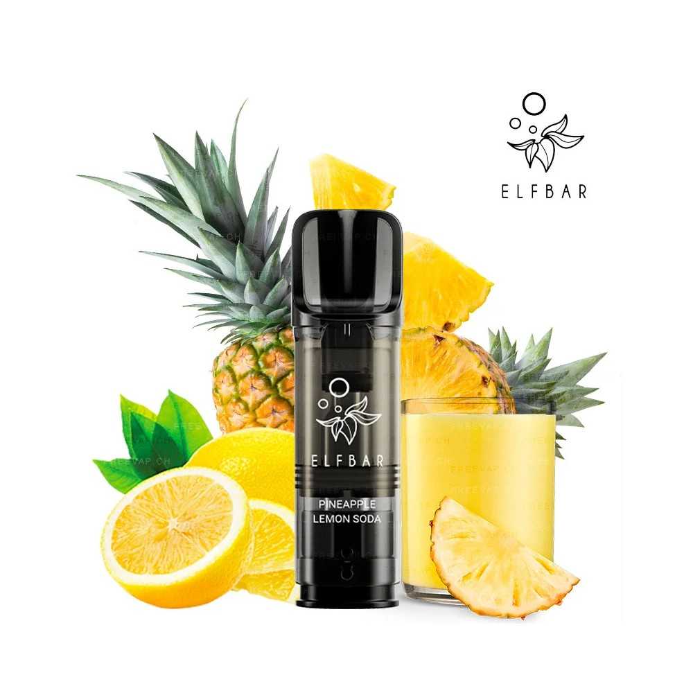 CARTOUCHES ELFA PRO - ANANAS CITRON - ELF BAR PACK X2 Elf Bar Produits