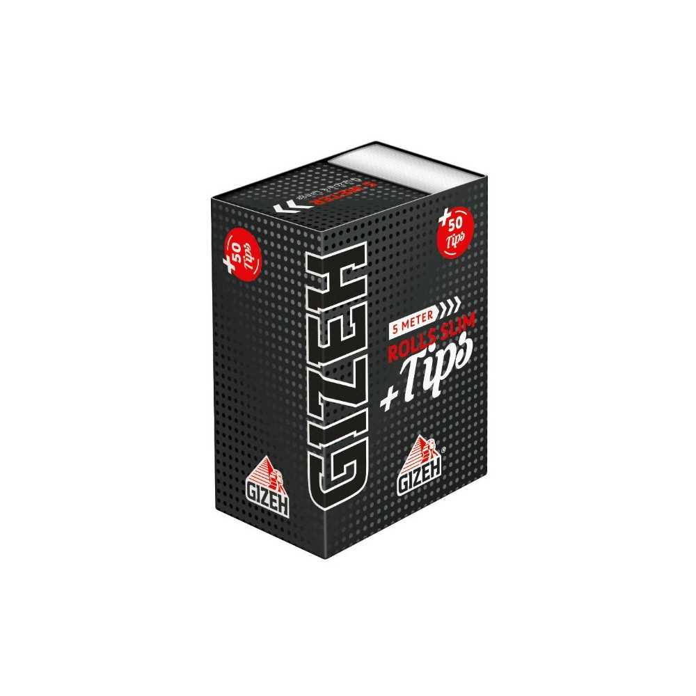 GIZEH Extra Fine Rolls 5m + 50 Tips Gizeh Blatt zum Rollen