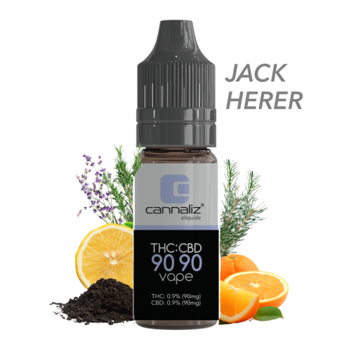 E-Liquid Cannaliz THC:CBD 90mg-90mg - Jack Herer 10ml