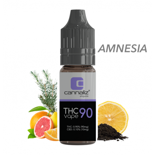 E-Liquide Cannaliz THC 90mg – Amnesia 10ml Cannaliz E-Liquides avec CBD