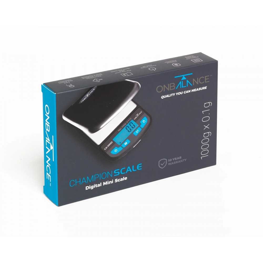 Waage On Balance Champion Scale 1000 x 0.1g On Balance SmokeShop-Waagen