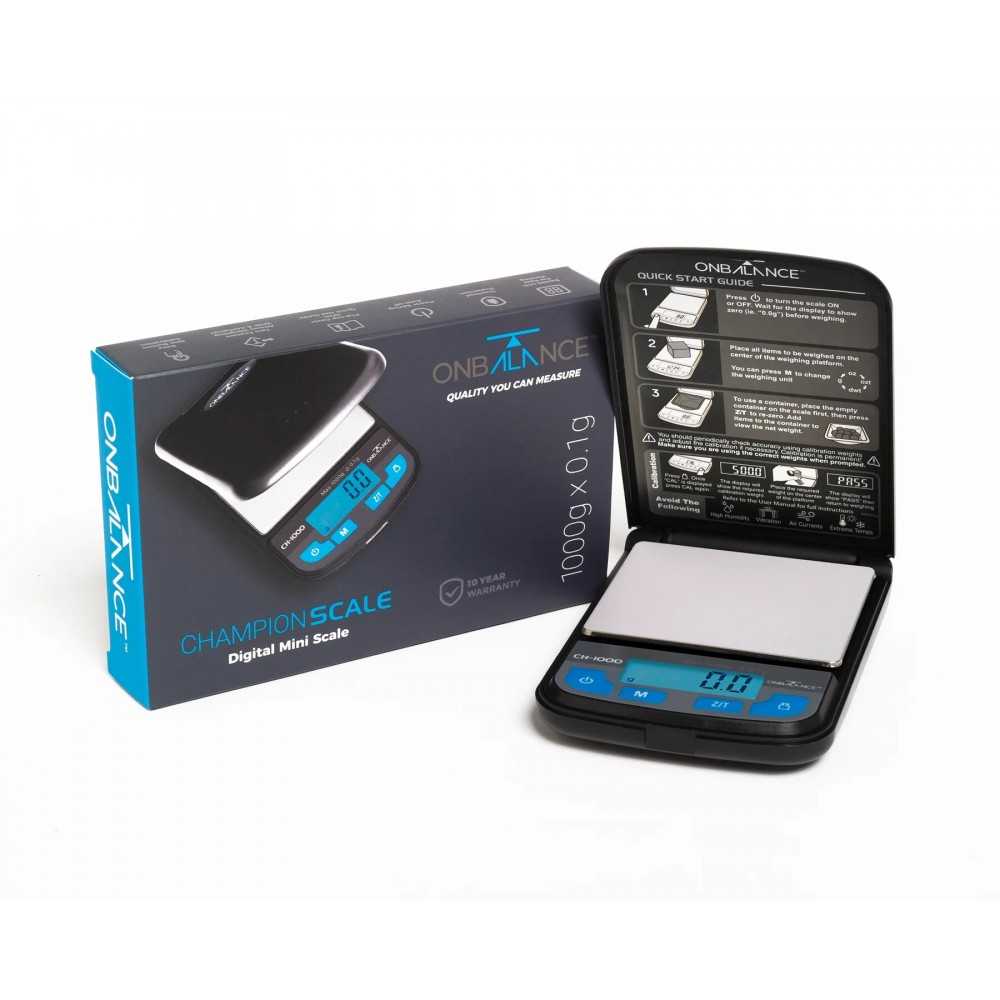Scale On Balance Champion Scale 1000 x 0.1g On Balance SmokeShop Scales