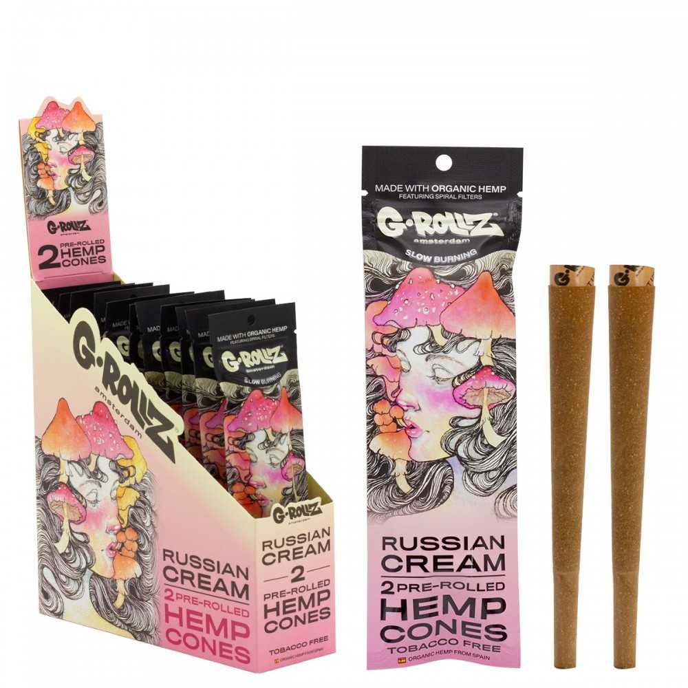 G-ROLLZ coni infusi di terpeni "al gusto di crema russa G-Rollz Prodotti