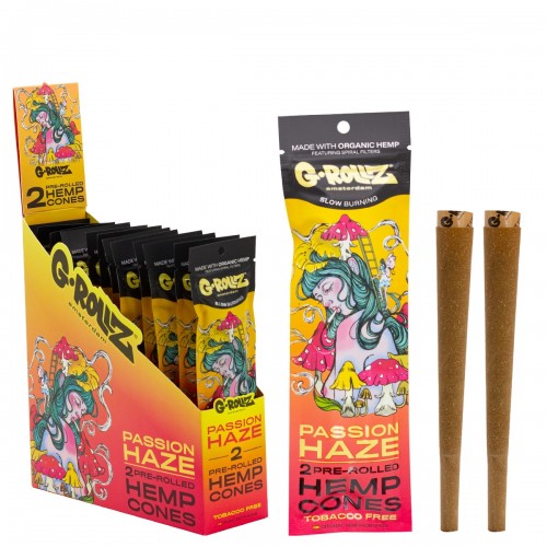 G-ROLLZ Terpene Infused Cones "Passion Haze Flavored" G-Rollz Produits