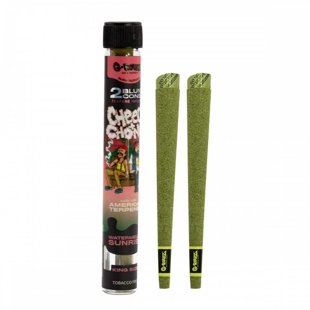 G-ROLLZ Cheech & Chong(TM) 2x coni smussati infusi di terpeni "Watermelon Sunrise" G-Rollz Prodotti