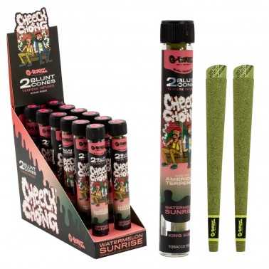 G-ROLLZ Cheech & Chong(TM) 2x coni smussati infusi di terpeni "Watermelon Sunrise" G-Rollz Prodotti