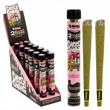 G-ROLLZ Coni infusi di terpeni Cheech & Chong Cheesecake alla fragola G-Rollz Prodotti