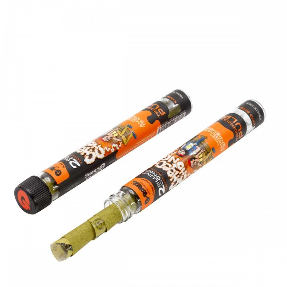 G-ROLLZ Cheech & Chong(TM) 2x coni smussati infusi di terpeni "Polpa tropicale G-Rollz Prodotti