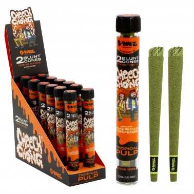 G-ROLLZ Cheech & Chong(TM) 2x coni smussati infusi di terpeni "Polpa tropicale G-Rollz Prodotti