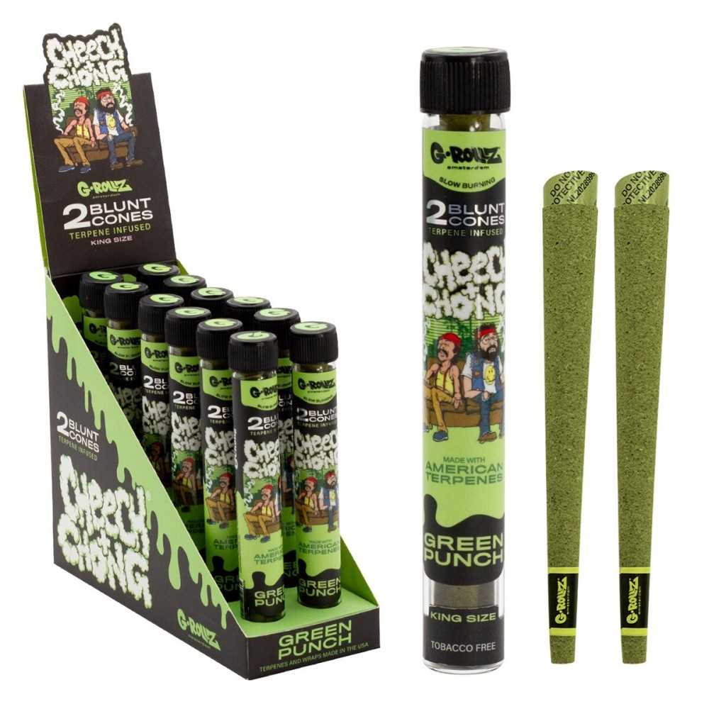 G-ROLLZ Terpene Infused Cones Cheech & Chong "Green Punch" G-Rollz Products