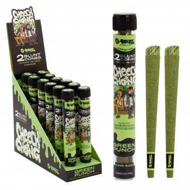G-ROLLZ Cheech & Chong(TM) 2x coni smussati infusi di terpeni "Green Punch G-Rollz Prodotti