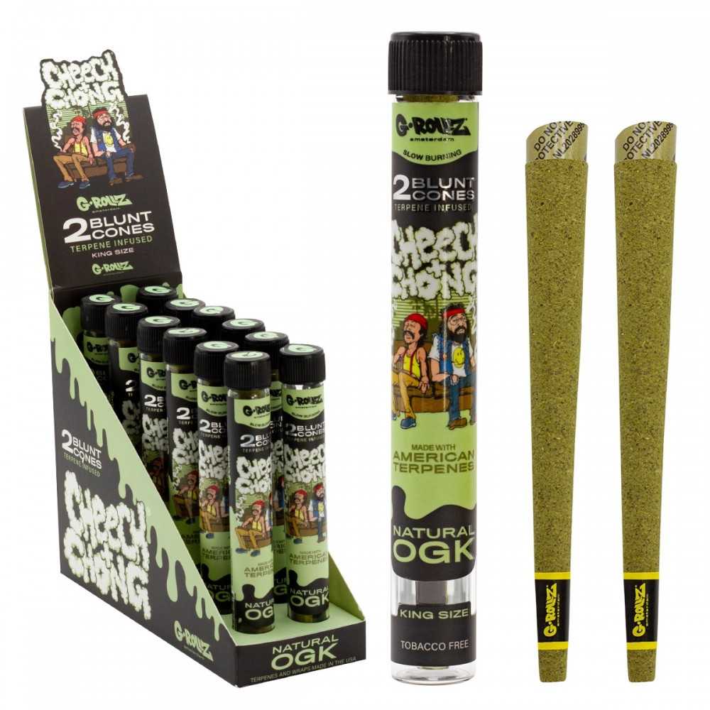 G-ROLLZ Terpene Infused Cones Cheech & Chong "Natural OGK" G-Rollz Products