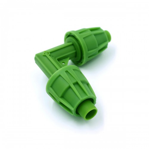 Micro gocciolatore FloraFlex - Raccordo per tubi da 16-17 mm - Gomito