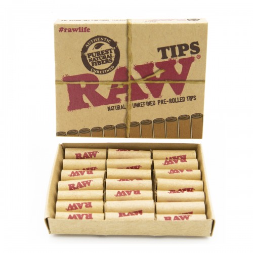 RAW Pre-rolled Tips 21 RAW Filtres