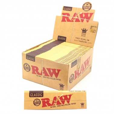 Raw Classic King Size Foil Carton (50 packs) RAW Smoking accessories
