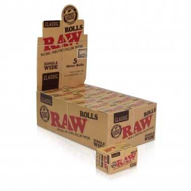 Karton Raw Rolls single wide (24 Stück) RAW Blatt zum Rollen