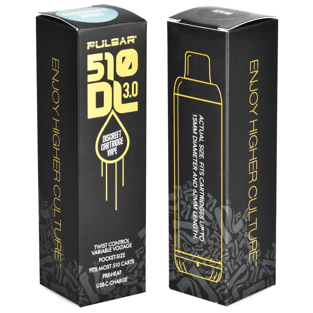 Pulsar 510 DL 3.0 Twist Variable Voltage Vape Pen 650mAh Black Pulsar Produits