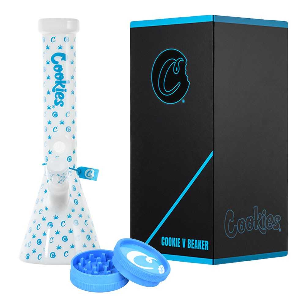 Bong in vetro V Beaker Bianco Cookies Prodotti