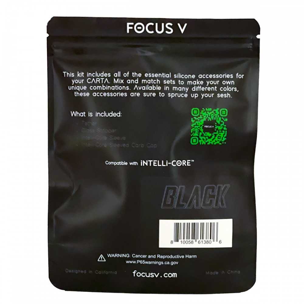 Focus V Carta2 Set di accessori in silicone nero Focus V Prodotti