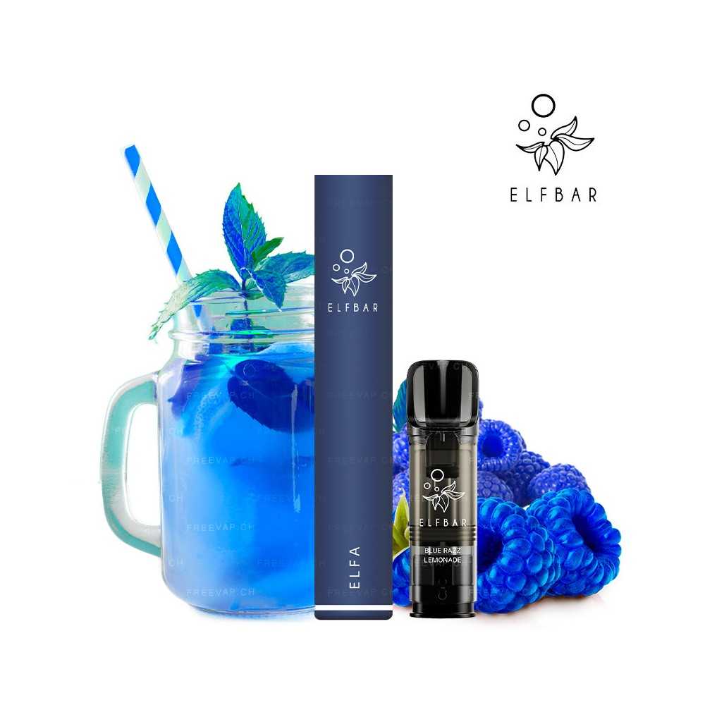 KIT DÉCOUVERTE ELFA PRO - LIMONADE FRAMBOISE BLEUE - ELF BAR Elf Bar Products