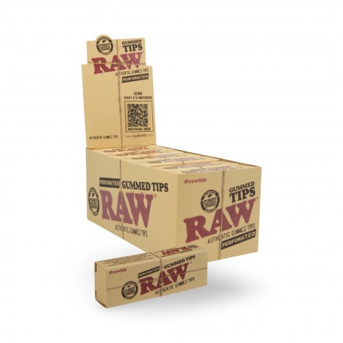 Raw filter cardboard Gummed Tips