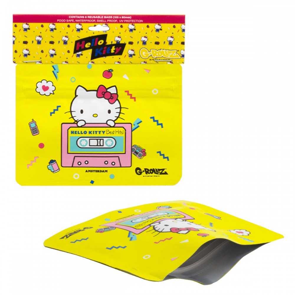 G-Rollz Hello Kitty Best Hits Smellproof Bags 105 x 80mm 8pcs G-Rollz Products