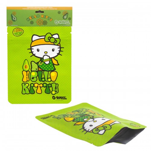 G-Rollz Hello Kitty Avocado Smellproof Bags 100 x 125mm 8pcs G-Rollz Produits