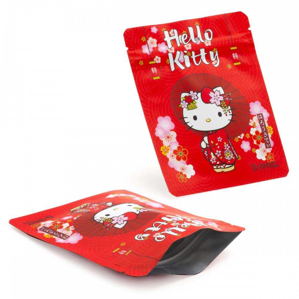 G-Rollz Hello Kitty Kimono Red Smellproof Bags 100 x 125mm 8pcs G-Rollz Products