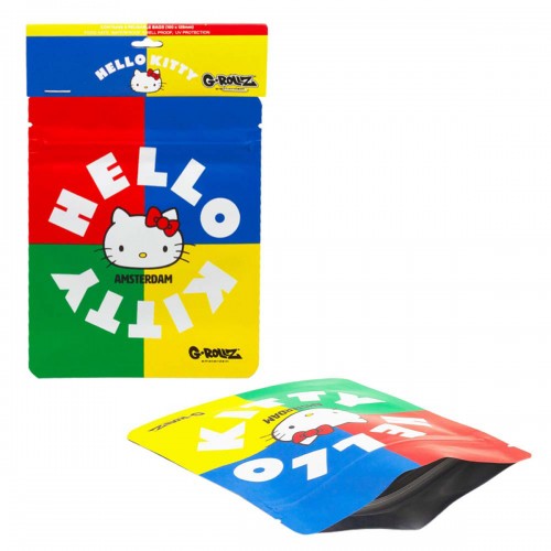 G-Rollz Hello Kitty Retro Classic Smellproof Bags 100 x 125mm 8pcs G-Rollz Produits