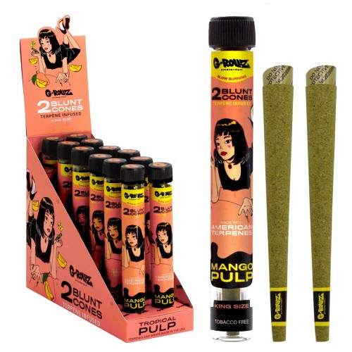 G-Rollz Terpene Infused Blunt Cones 'Mango Pulp' G-Rollz Produits
